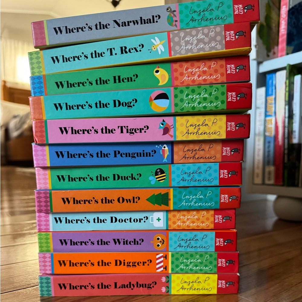 “Where’s the…” Children's Book Set by Ingela P Arrhenius
